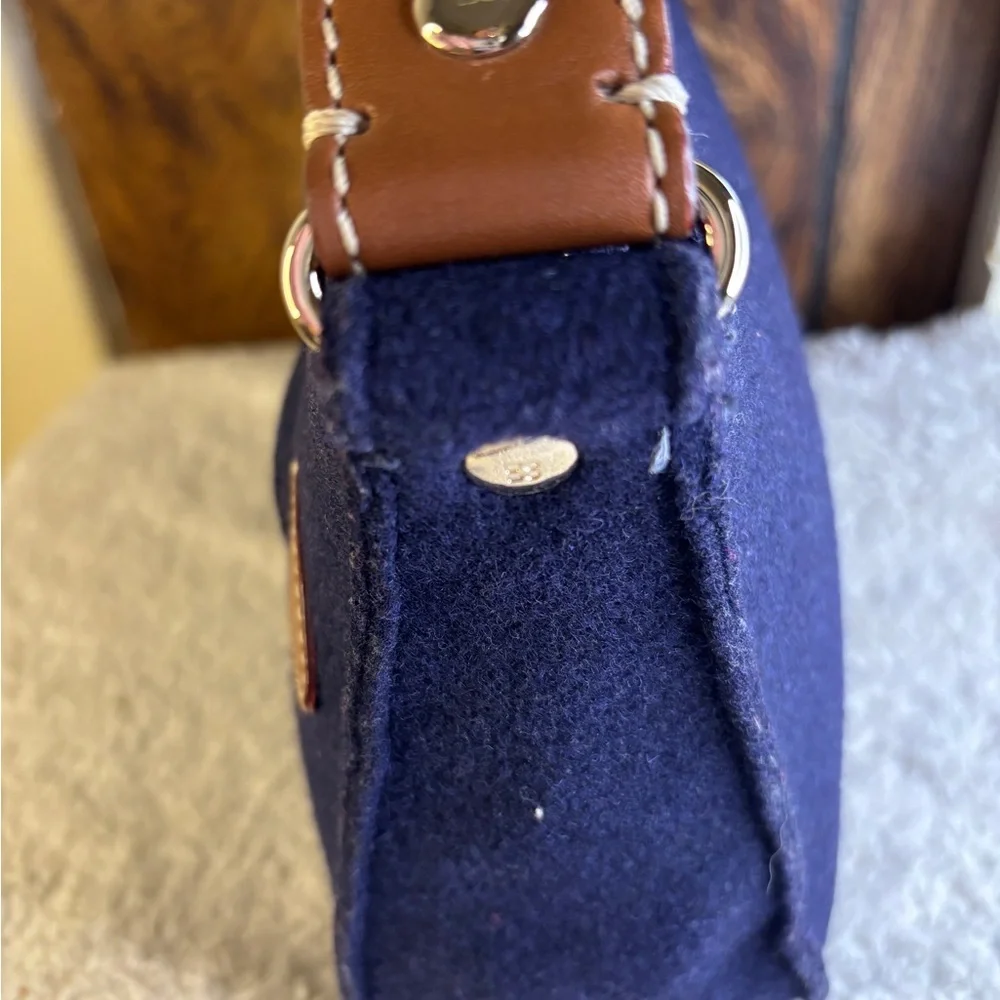 Kate Spade Navy and Brown Shoulder Bag